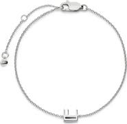 Monica Vinader Initial Pendant Bracelet