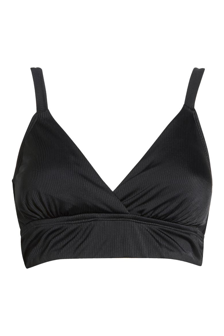 Sizzle Underwire Bikini Top, Alternate, color, BLACK