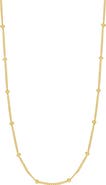 Bony Levy 14K Gold Bead Station Necklace