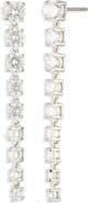 Marchesa Cubic Zirconia Linear Drop Earrings