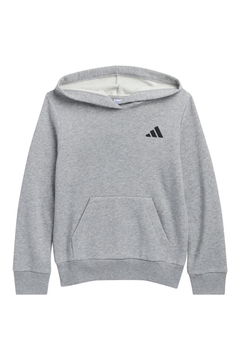 Kids' Fleece Hoodie, Main, color, MEDIUM GREY HEATHER