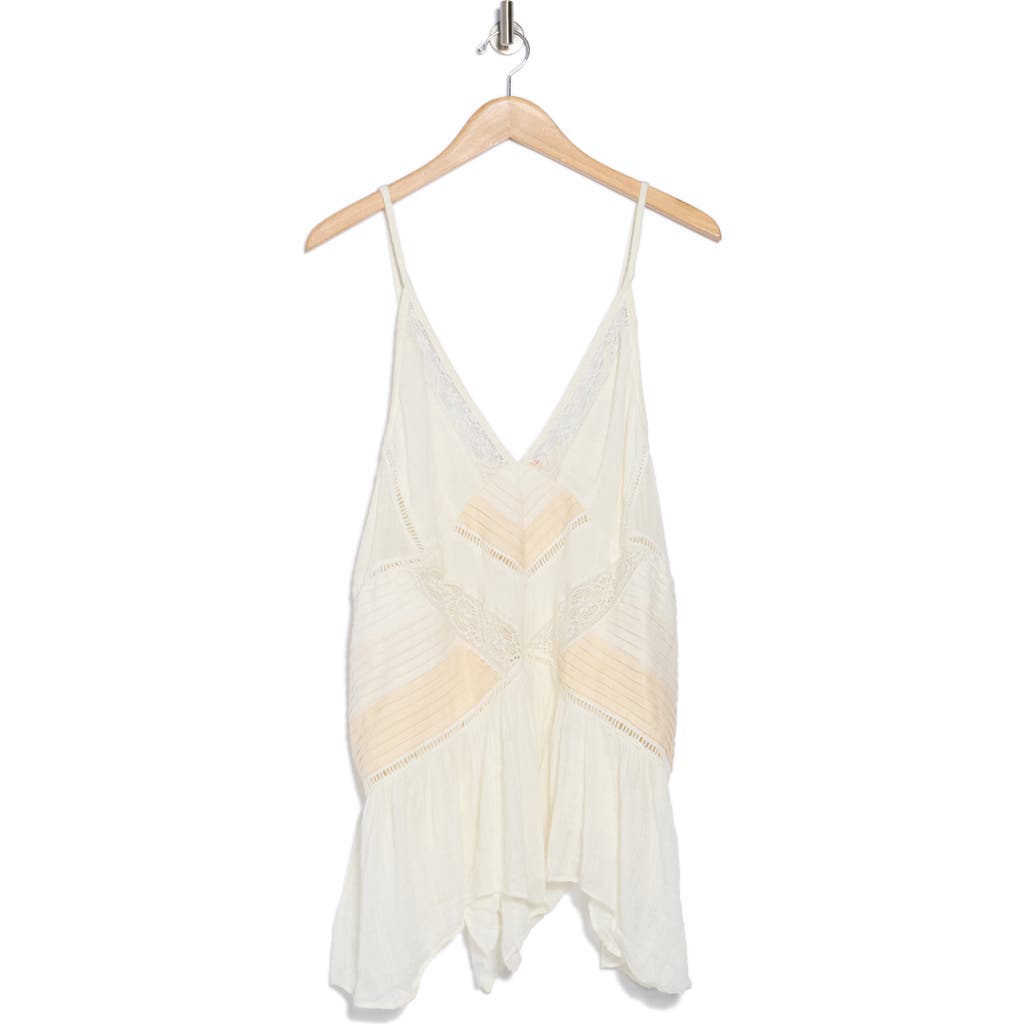 Shop Free People Golden Shores Tunic Tank In Ivory