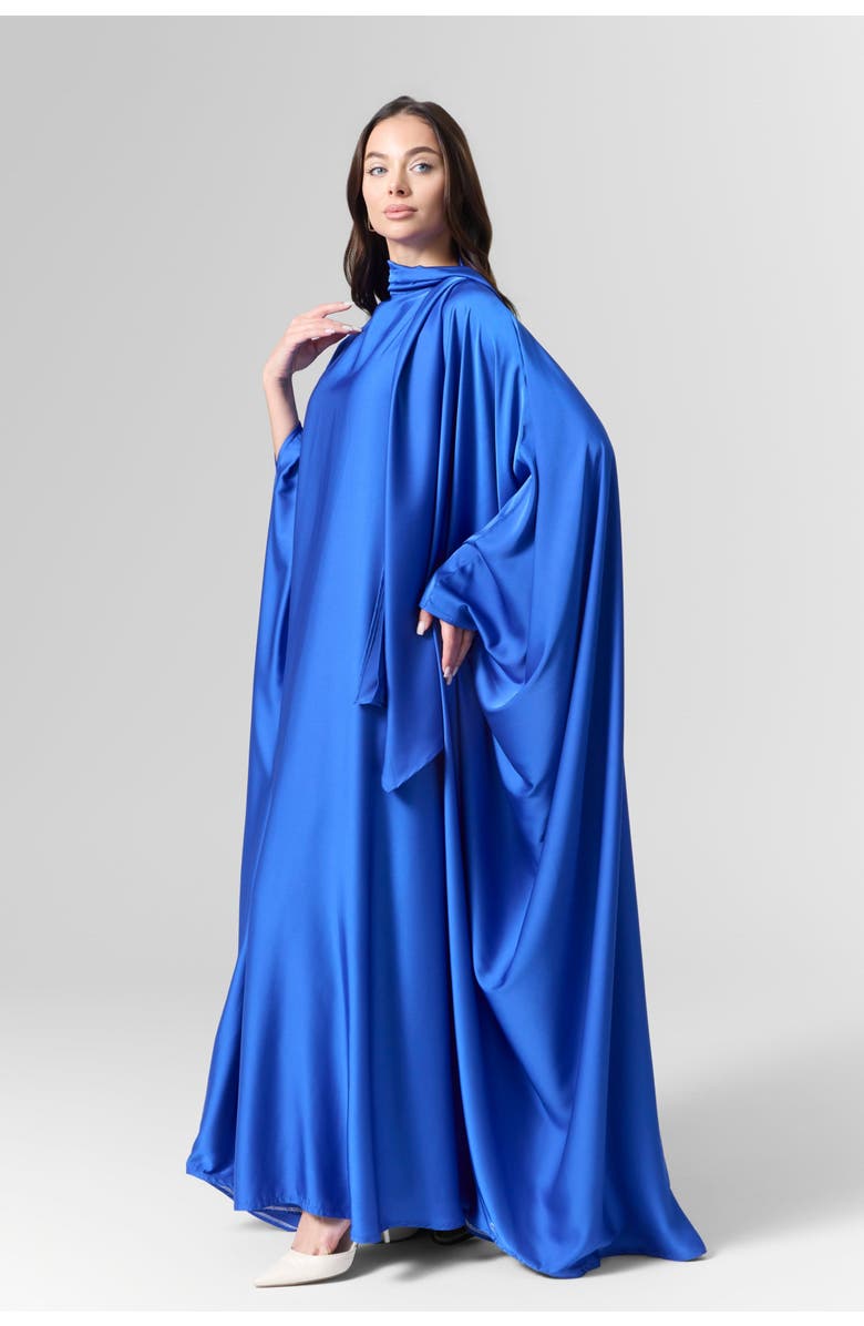 Le Fafo Luna Silk Scarf Kaftan, Alternate, color, 