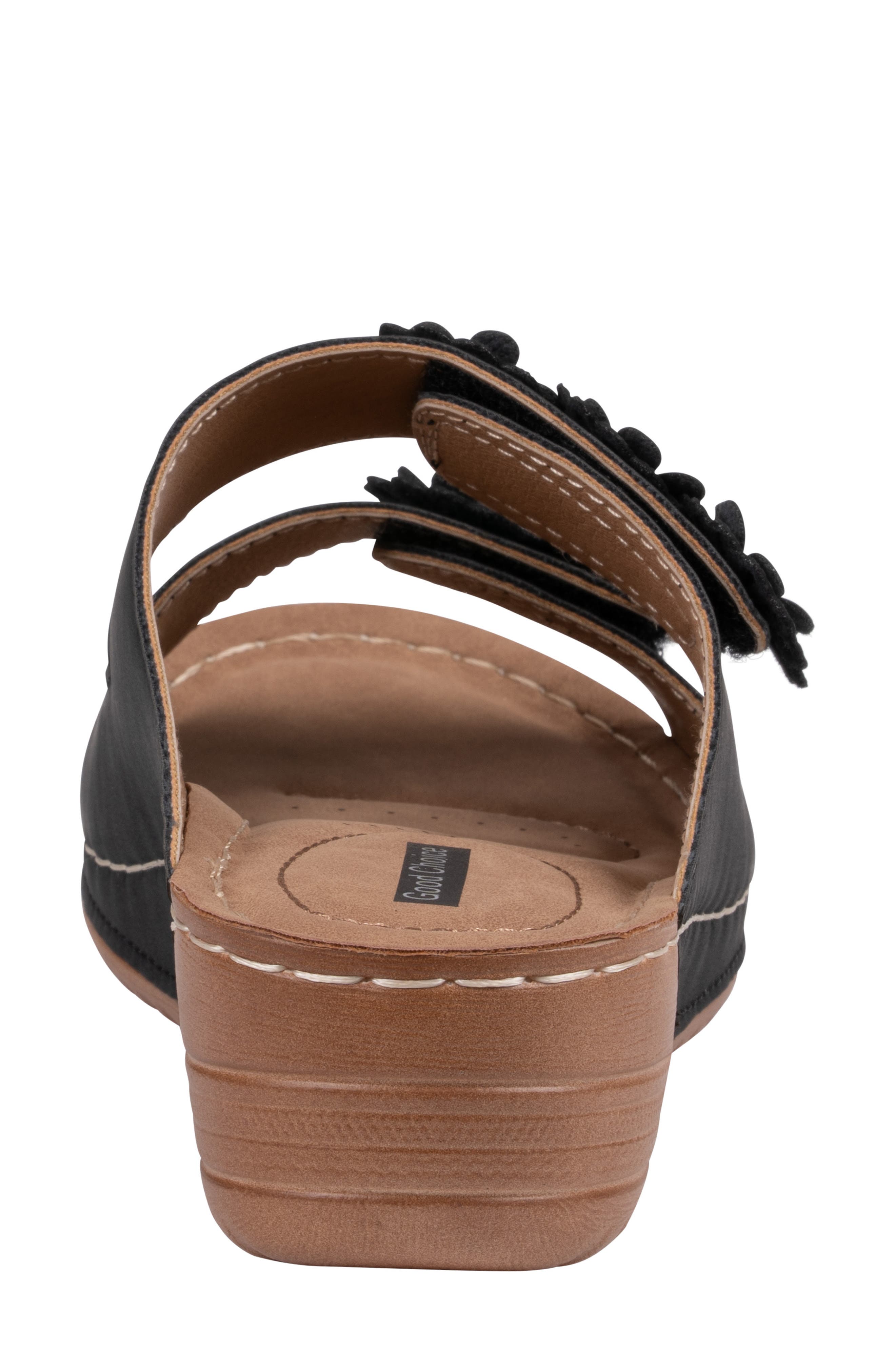 GOOD CHOICE NEW YORK Realyn Comfort Sandal, Alternate, color, Black