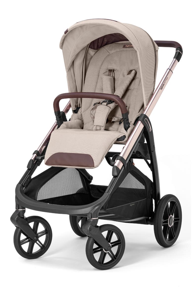 Aptica Stroller with Bassinet & Stand, Main, color, PASHMINA BEIGE