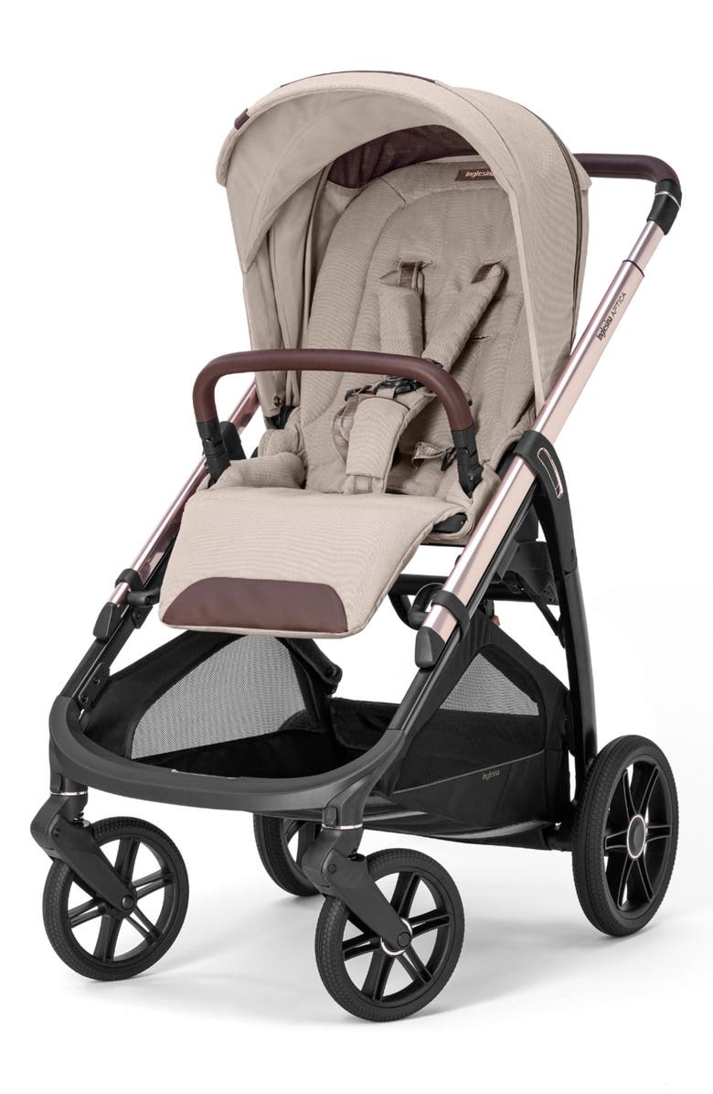 Inglesina Aptica Stroller with Bassinet & Stand, Main, color, Pashmina Beige
