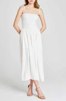 WAYF x Style by COCO! Melody Convertible Strapless Eyelet Dress