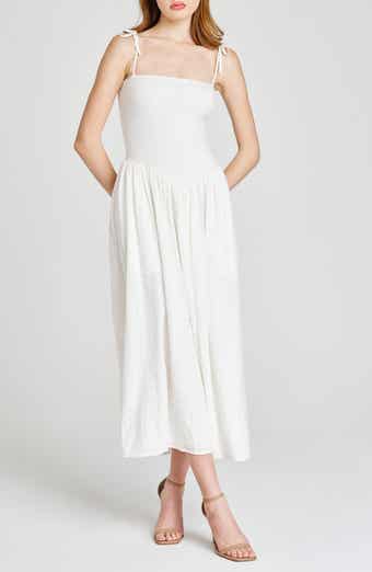 WAYF x Style by COCO! Melody Convertible Strapless Eyelet Dress