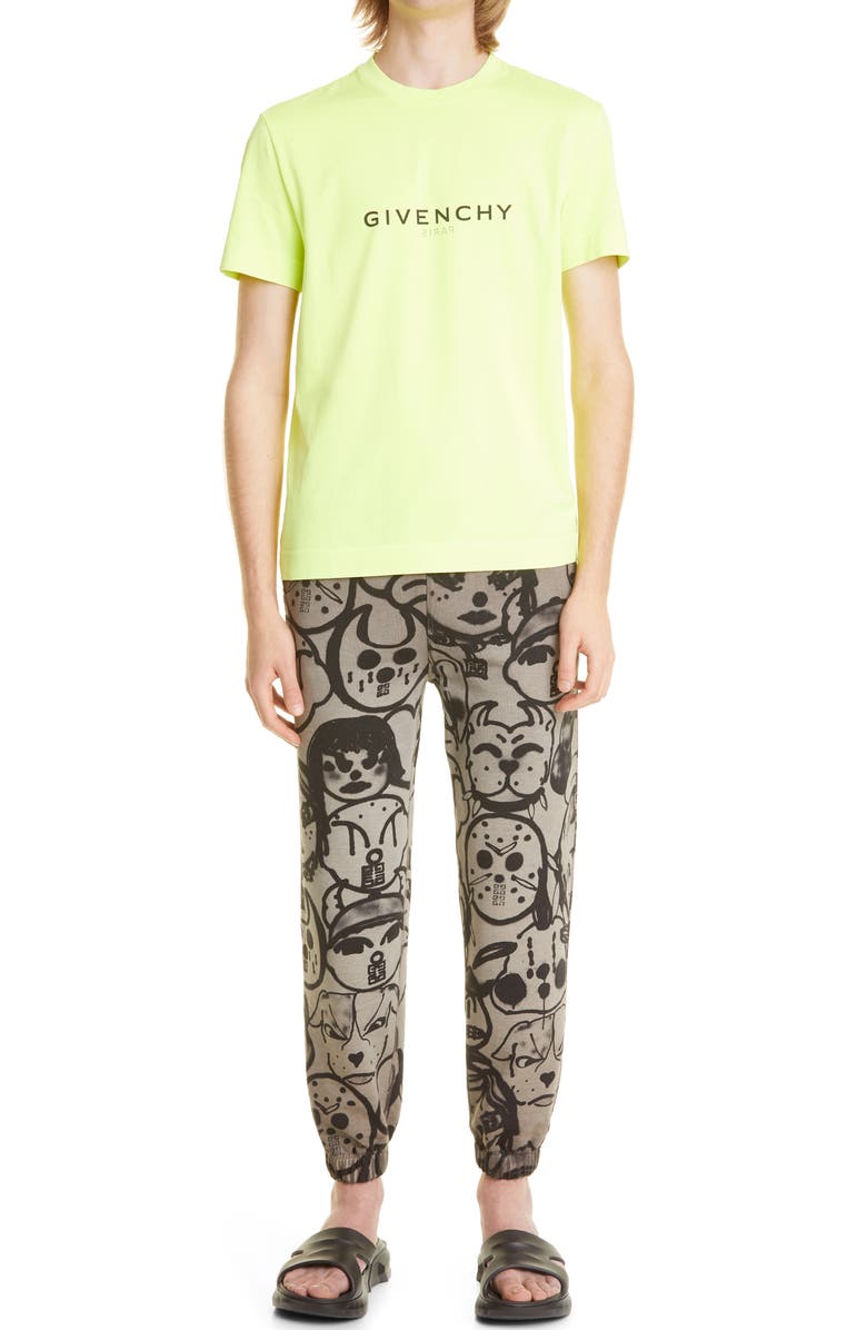 Givenchy Chito Graffiti Print Joggers, Alternate, color,
