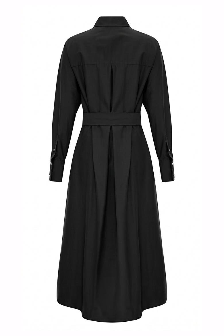 Mckinley Midi Dress, Alternate, color, BLACK