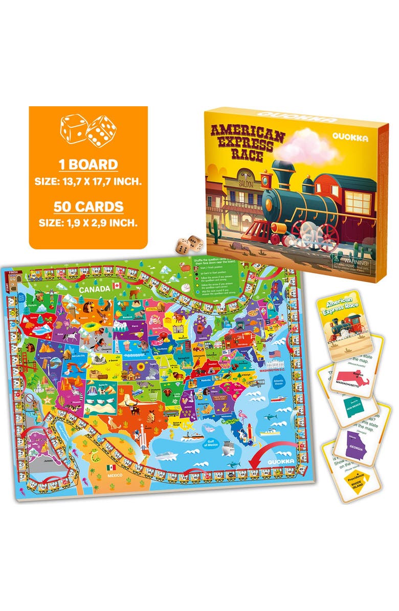 Quokka Educational Jigsaw Puzzles for Kids & Adults - Map & Space Puzzle Set, Alternate, color, 3 Board Games