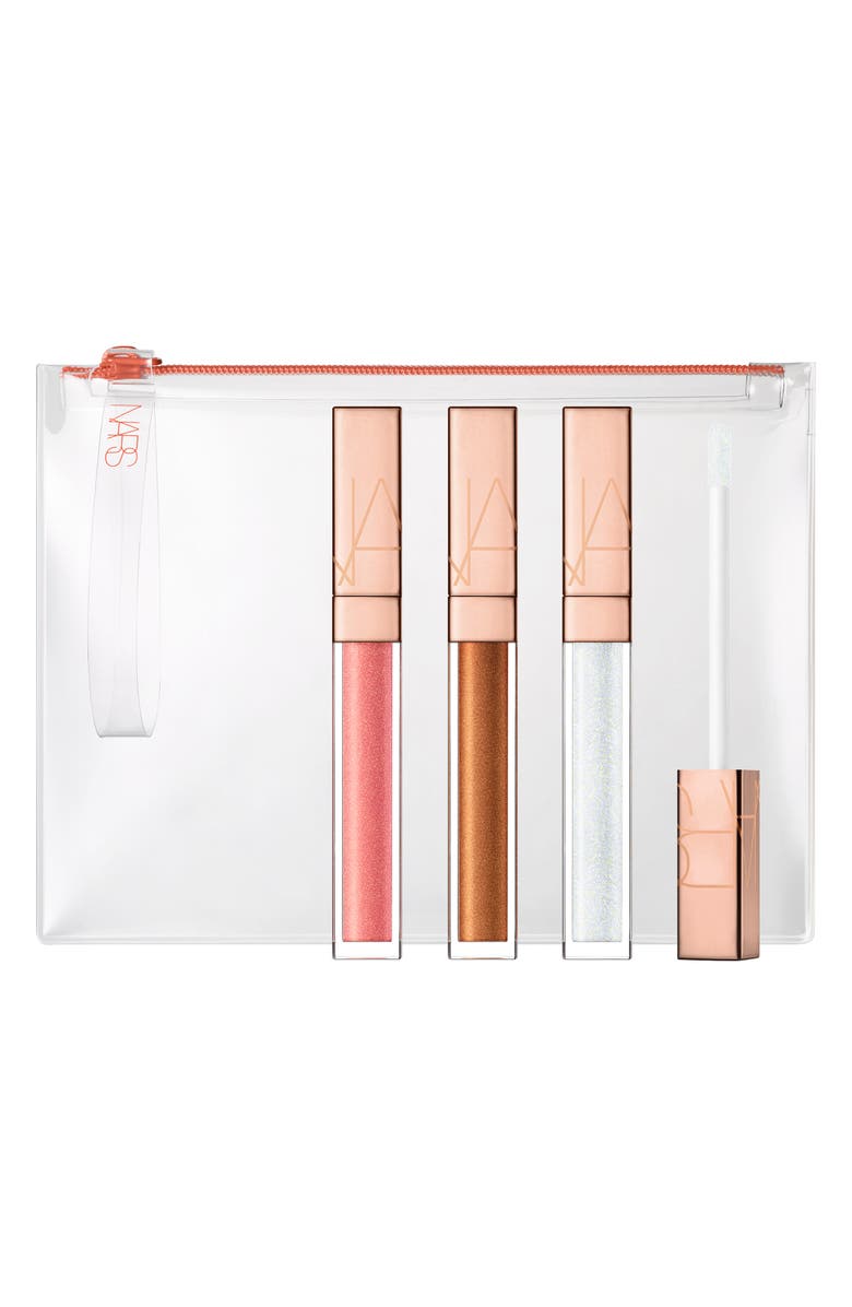 NARS Afterglow Lip Shine Gloss Set with Orgasm $78 Value, Alternate, color, 