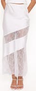 Petal & Pup Winona Lace & Satin Maxi Skirt