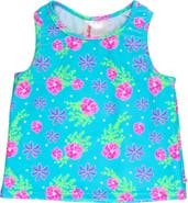RuffleButts Toddler Girls UPF50+ Active Tank Top