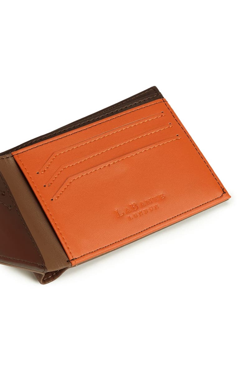 LaBante London Brave Vegan Bifold Wallet, Alternate, color, Brown