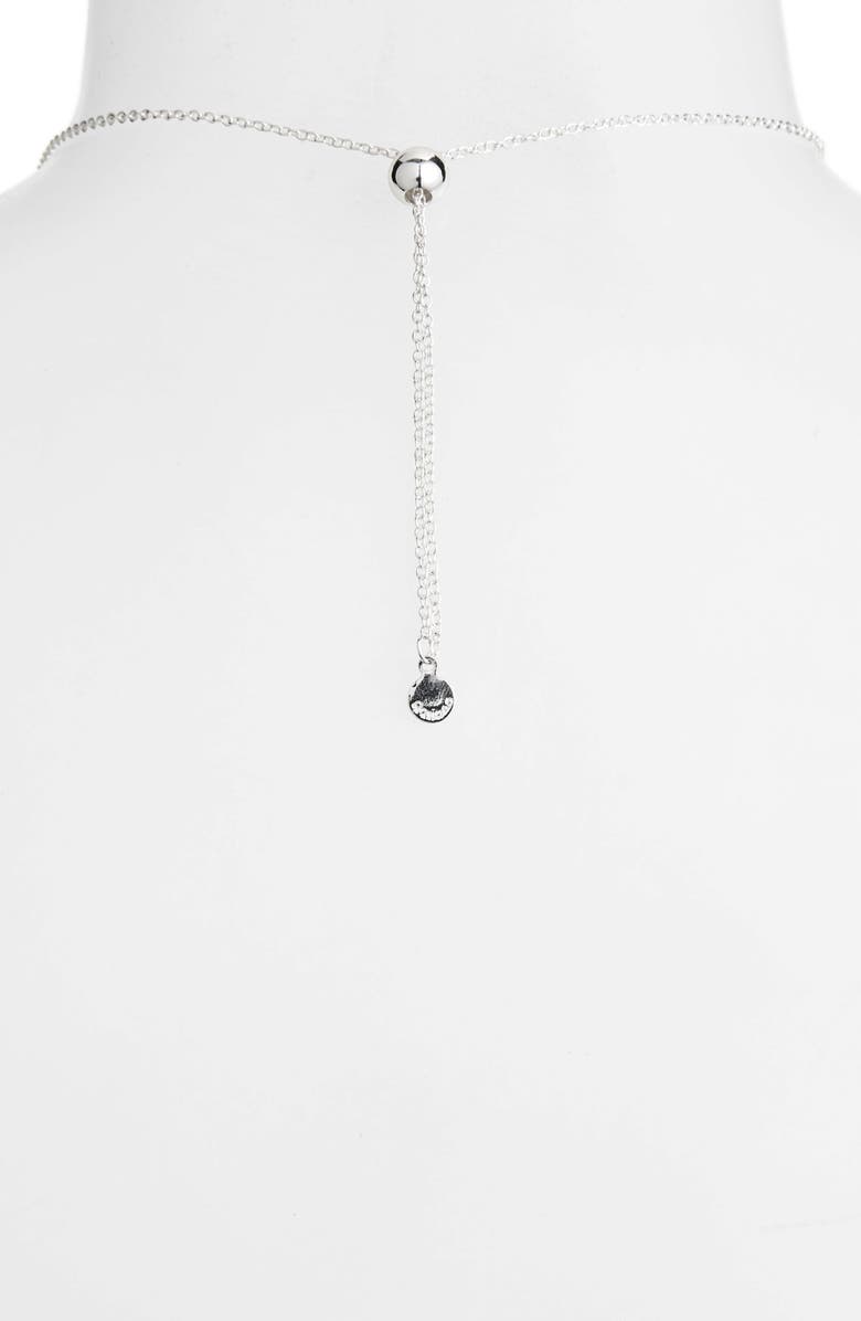 gorjana Balboa Circle Pendant Necklace, Alternate, color,