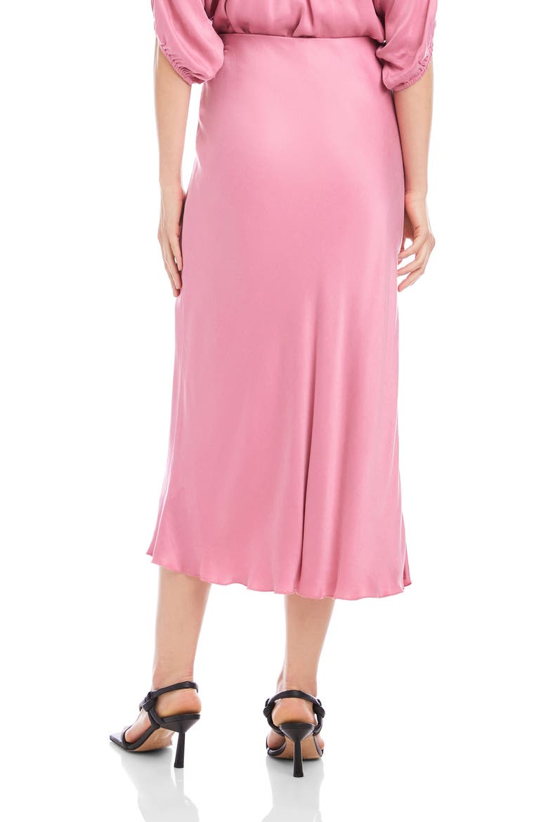 Eva Bias Midi Skirt, Alternate, color, PEONY