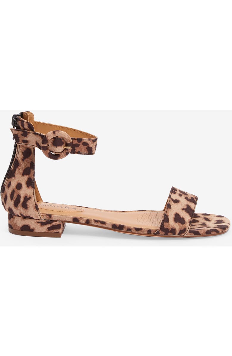 Comfortview The Alora Patterned Sandal, Alternate, color, Leopard