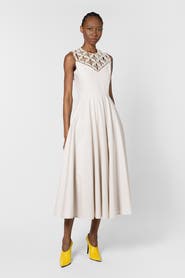 Roksanda Helin Cotton Macrame Detail Dress
