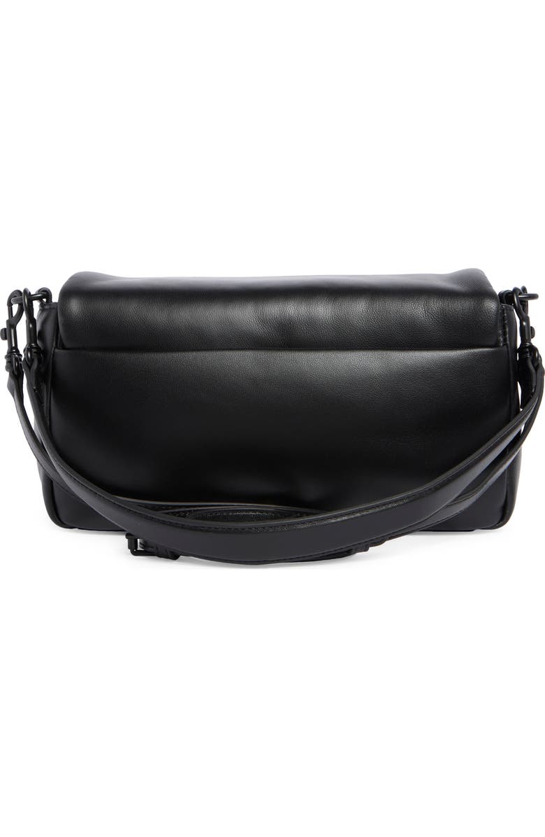 Kurt Geiger London Oxford Leather Shoulder Bag, Alternate, color, Black