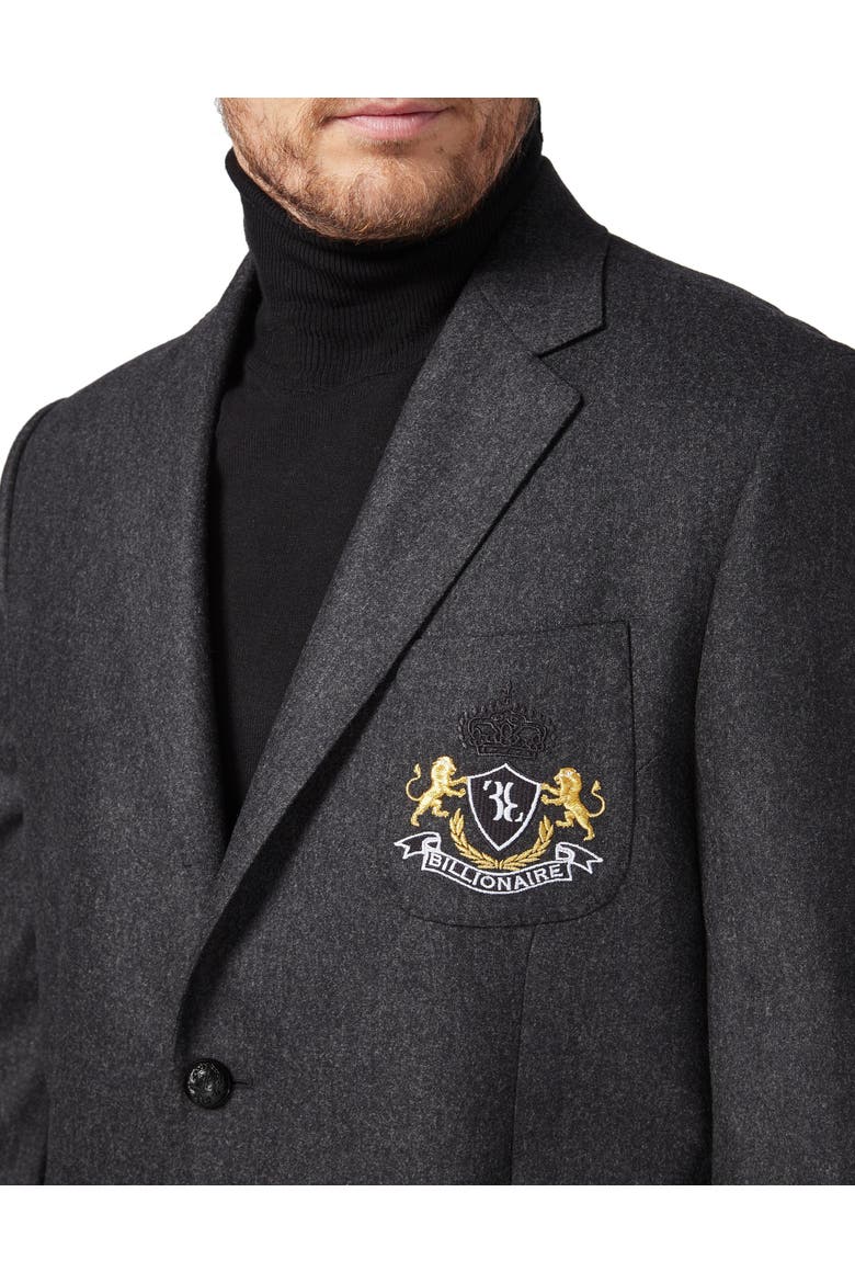 Blazer Double Lion Men, Alternate, color, darkgrey