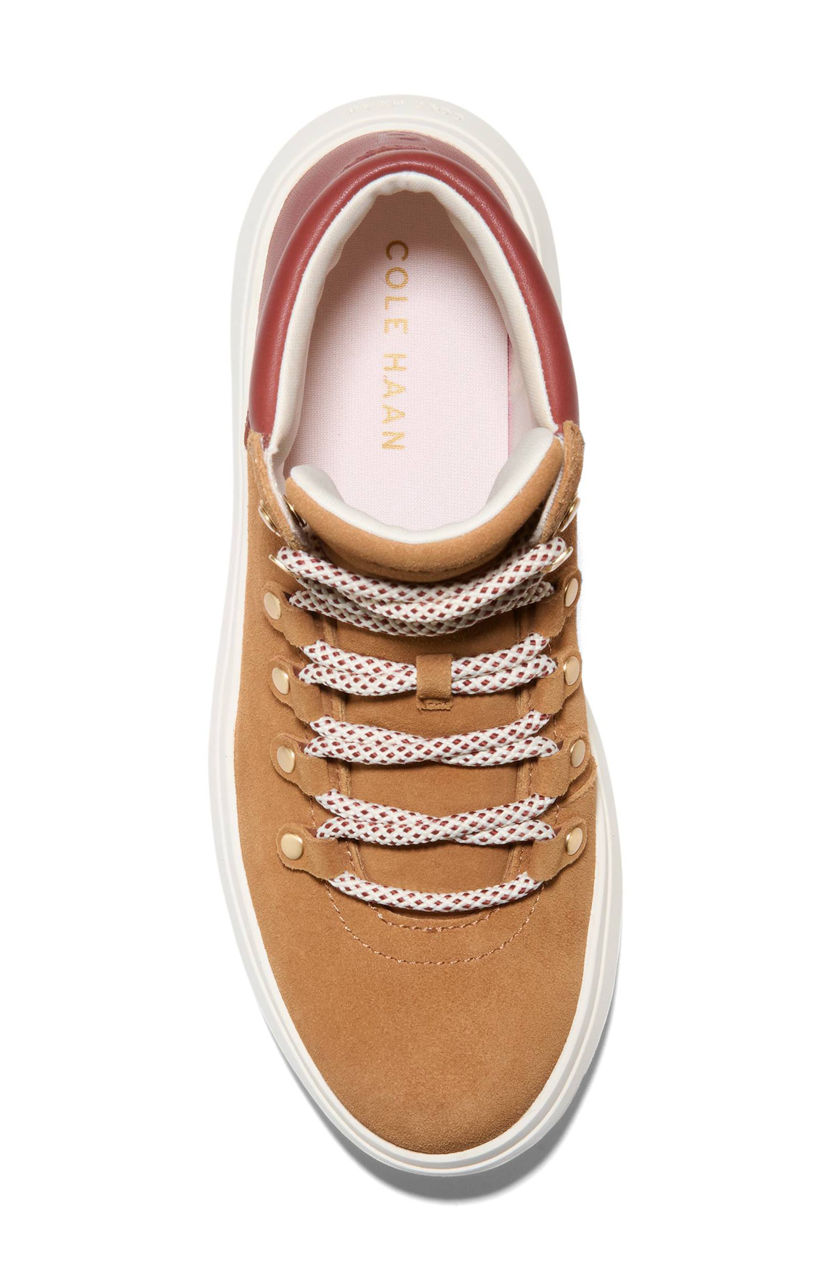 Grand Raelyn Waterproof Hiking Boot, Alternate, color, GOLDEN HONEY SUEDE/ CUOIO
