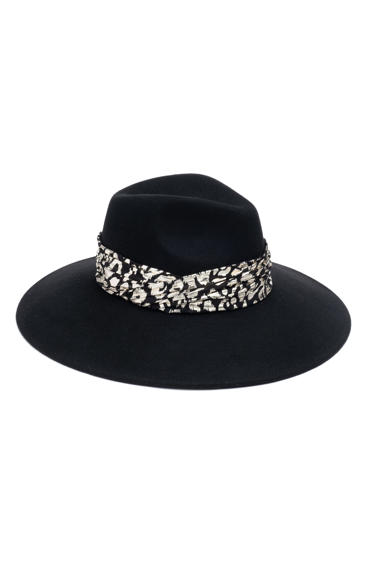 Eugenia Kim Metallic Trim Wool Fedora Hat | Nordstromrack