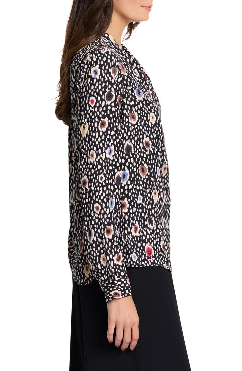 NIC+ZOE Spotted Dots V-Neck Top, Alternate, color,