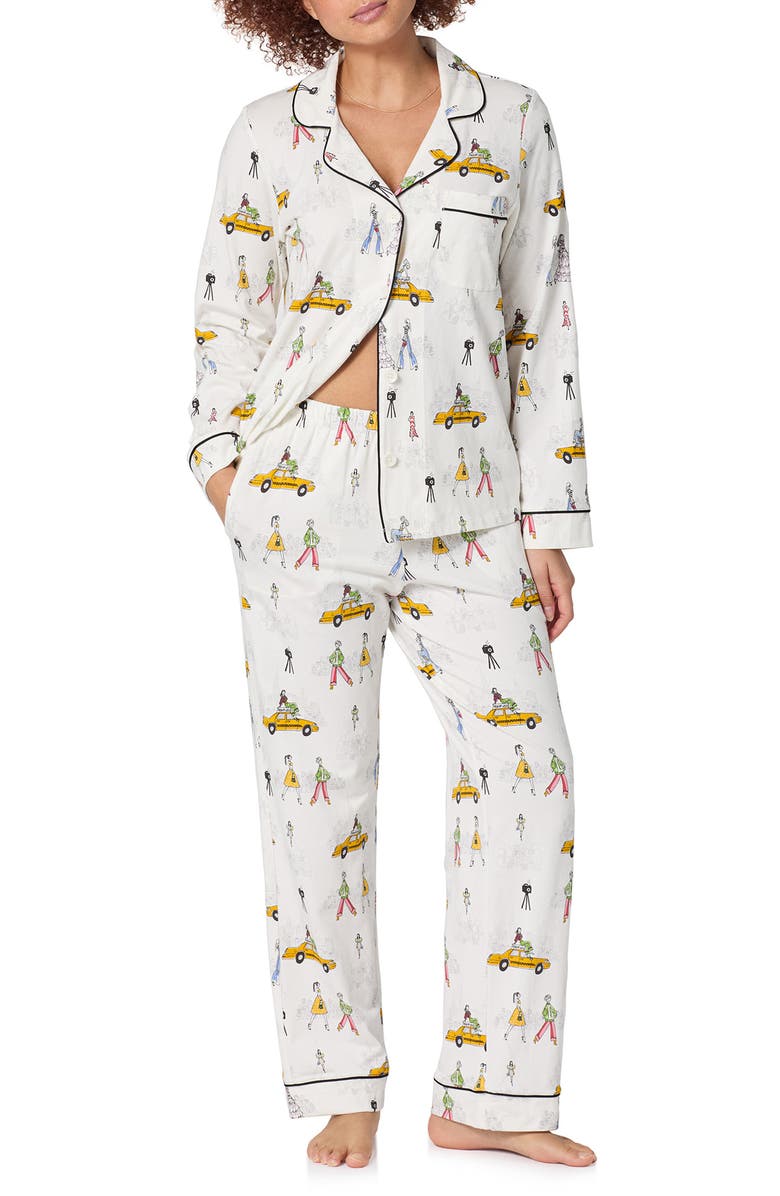 BedHead Pajamas Print Pajamas, Alternate, color, Fashion Week