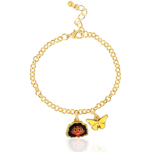 Disney Encanto Set Of 2 Charm Bracelets And 1 Stretch Beaded Bracelet, 6" In Multi
