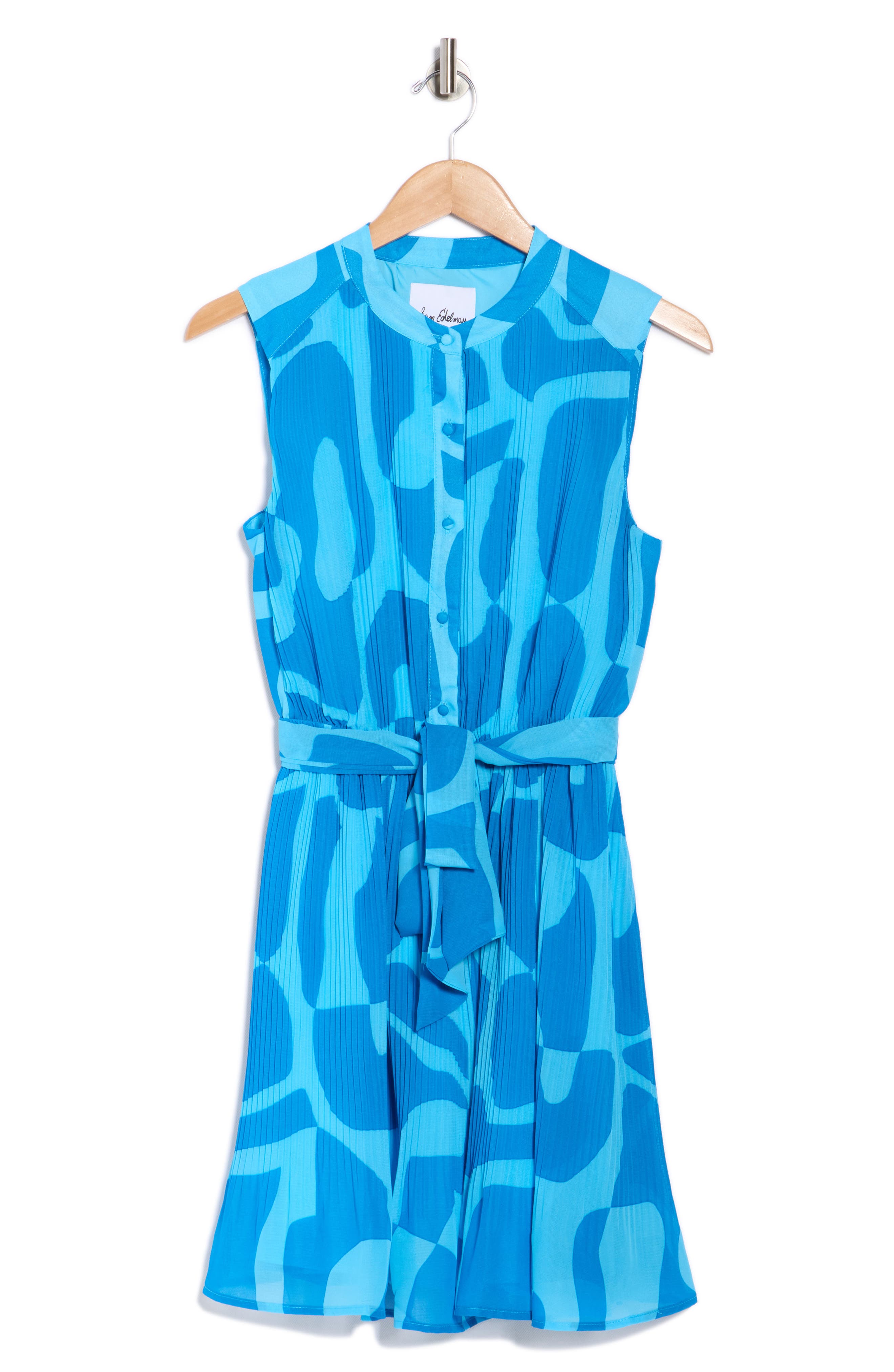 Sam Edelman Pleated Tie Waist Dress