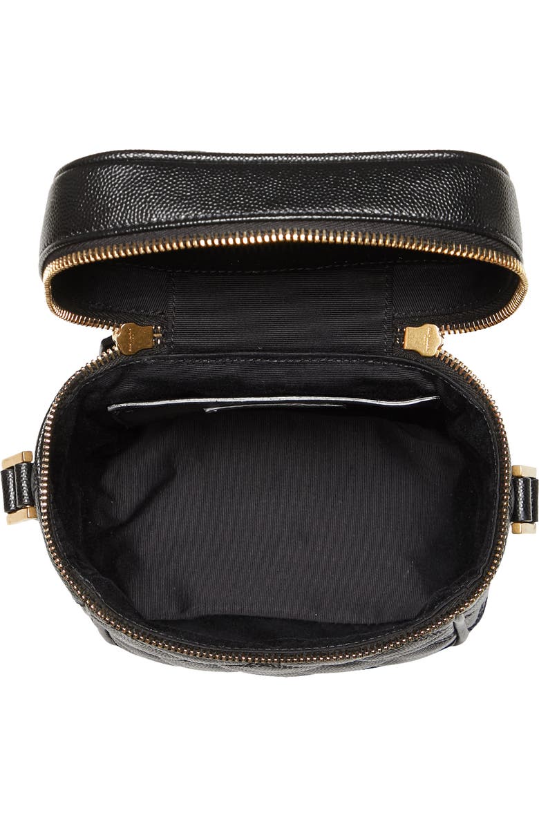 Saint Laurent '80s Vanity Case Matelassé Leather Shoulder Bag, Alternate, color,