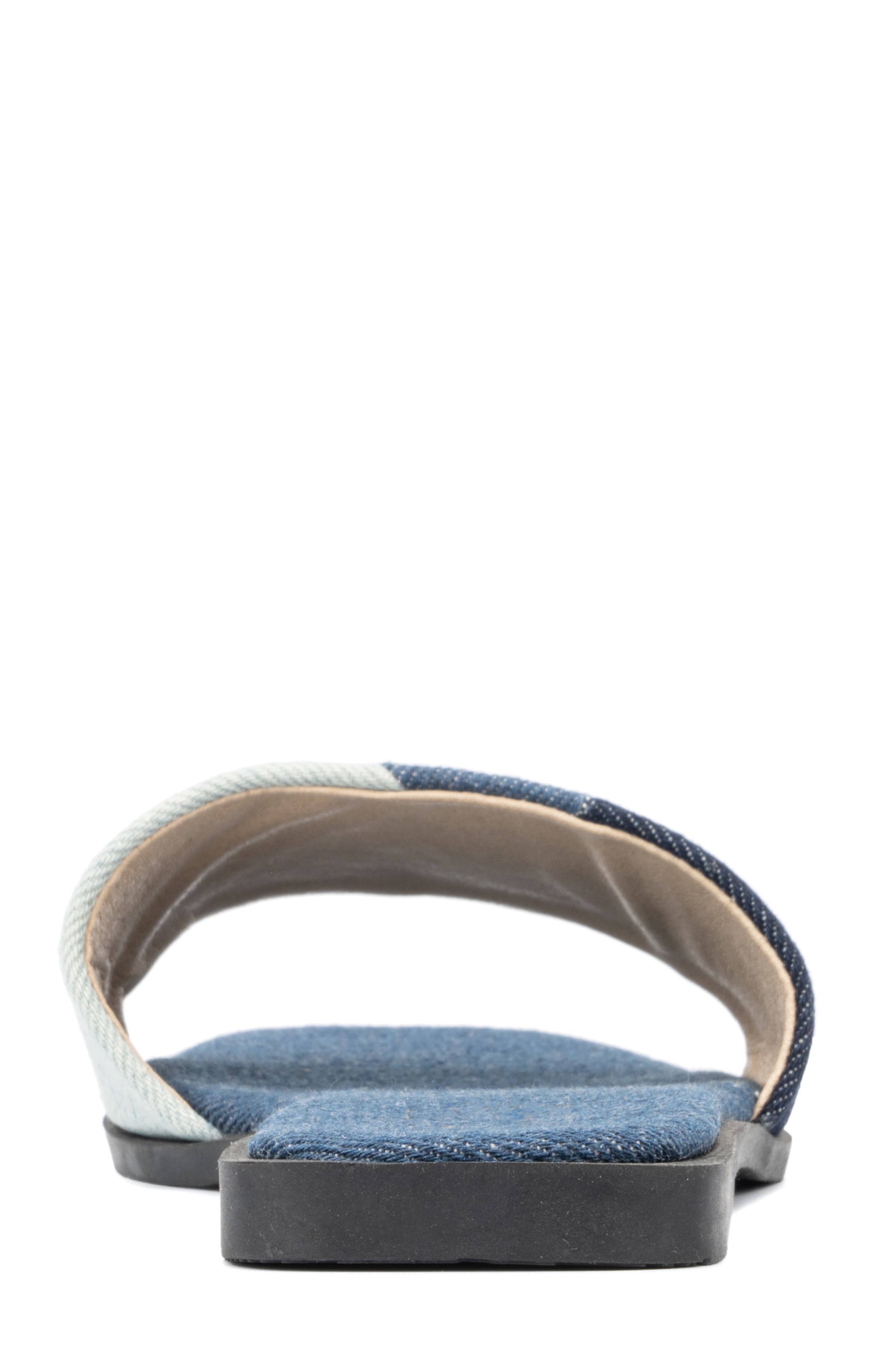 NEW YORK AND COMPANY Janice Slide Sandal, Alternate, color, Blue