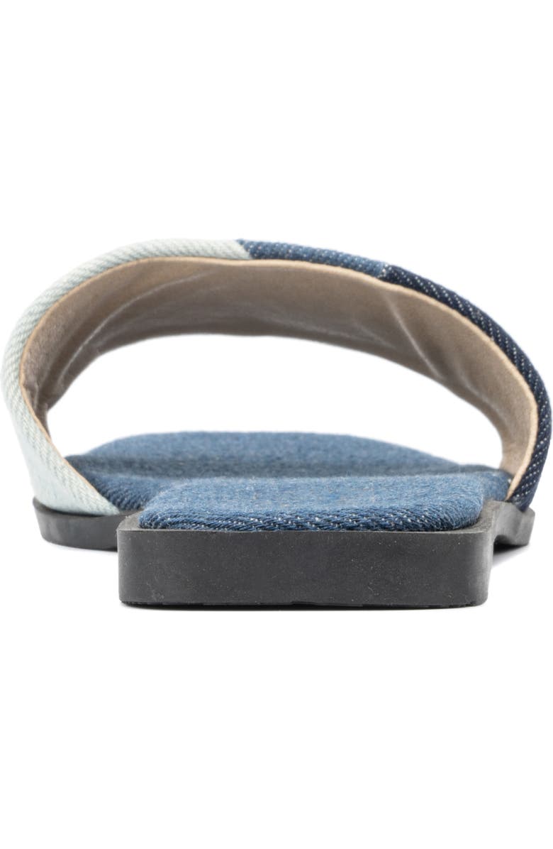 NEW YORK AND COMPANY Janice Slide Sandal, Alternate, color, Blue
