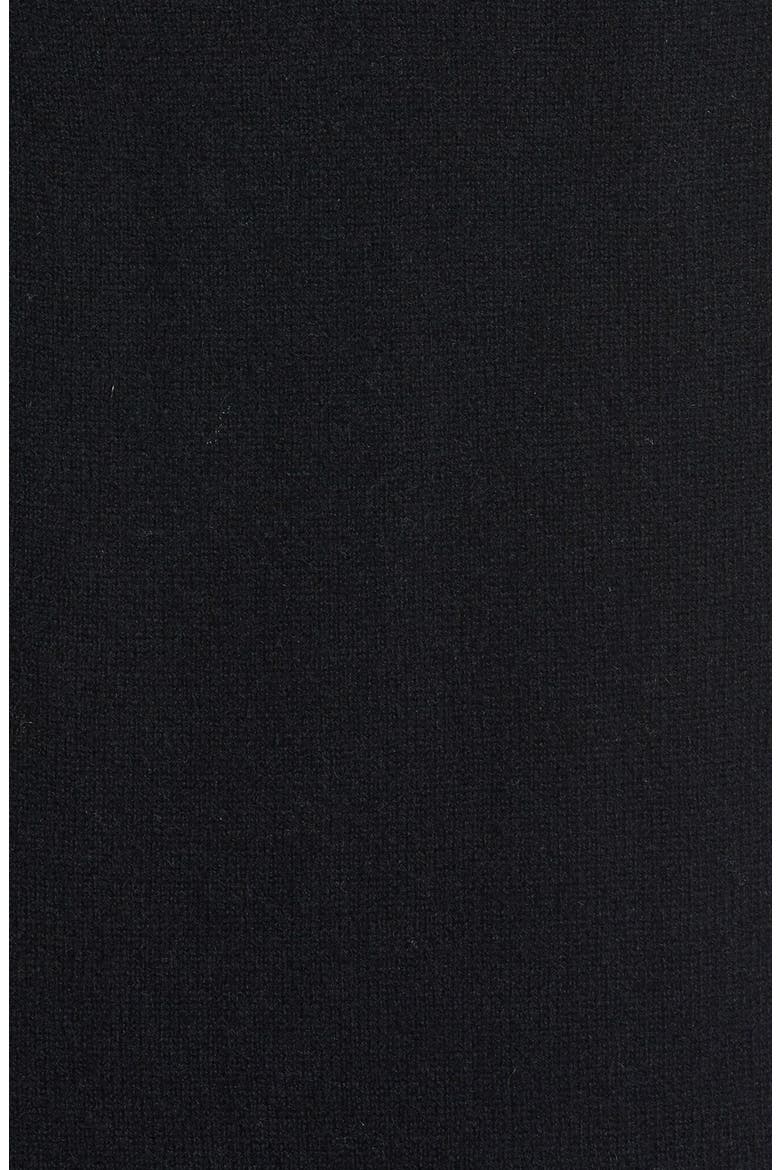 CASHMERE SHIRTTAIL BACK CREW, Alternate, color, BLACK