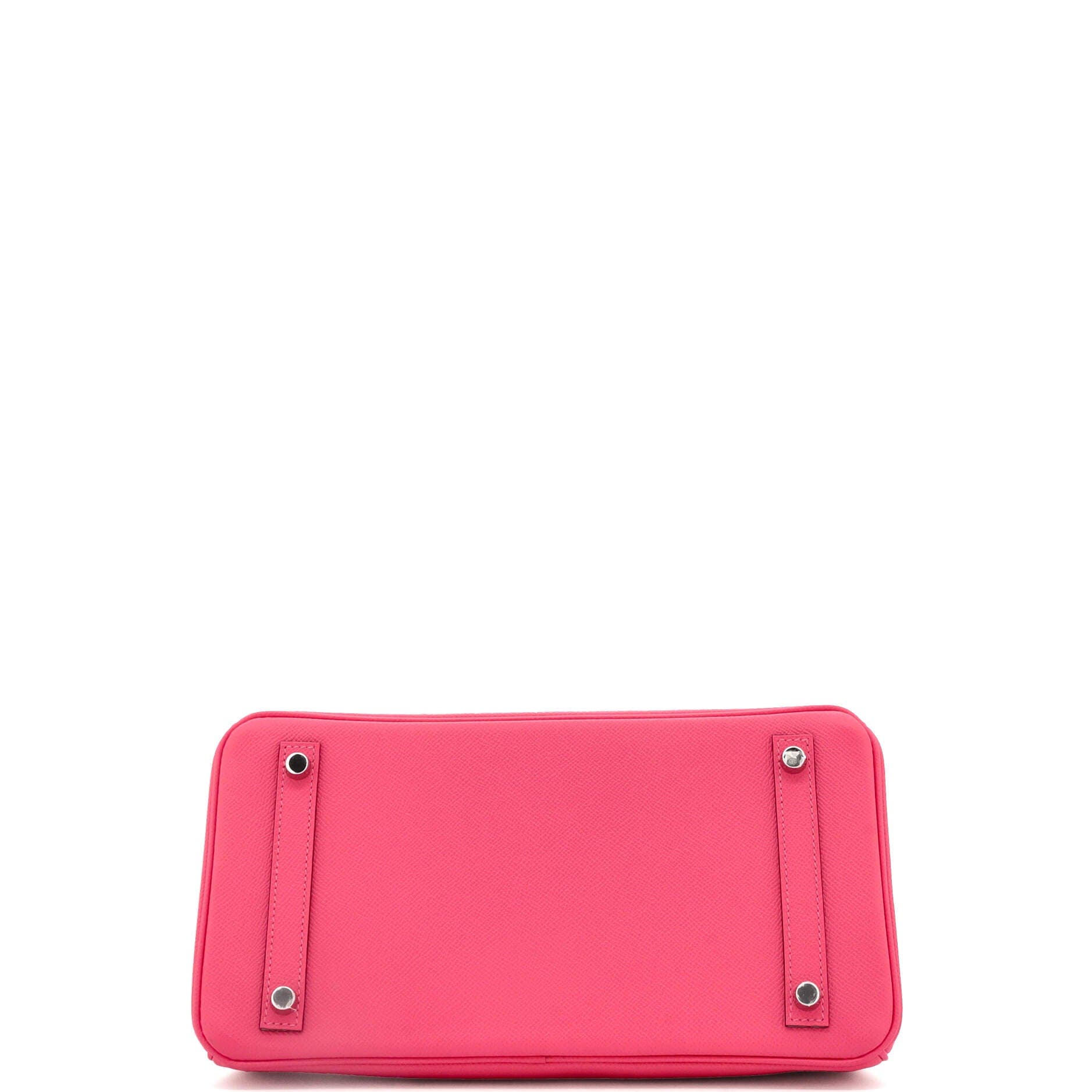 Pre-Owned Hermes Birkin Handbag Pink Epsom with Palladium Hardware 30, Alternate, color, 