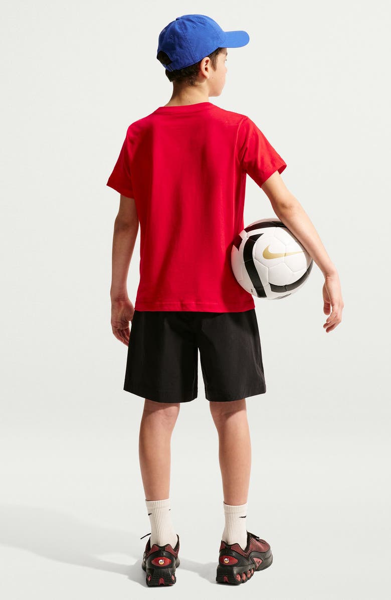 Nike Kids' USMNT Crest Cotton Graphic T-Shirt, Alternate, color, University Red