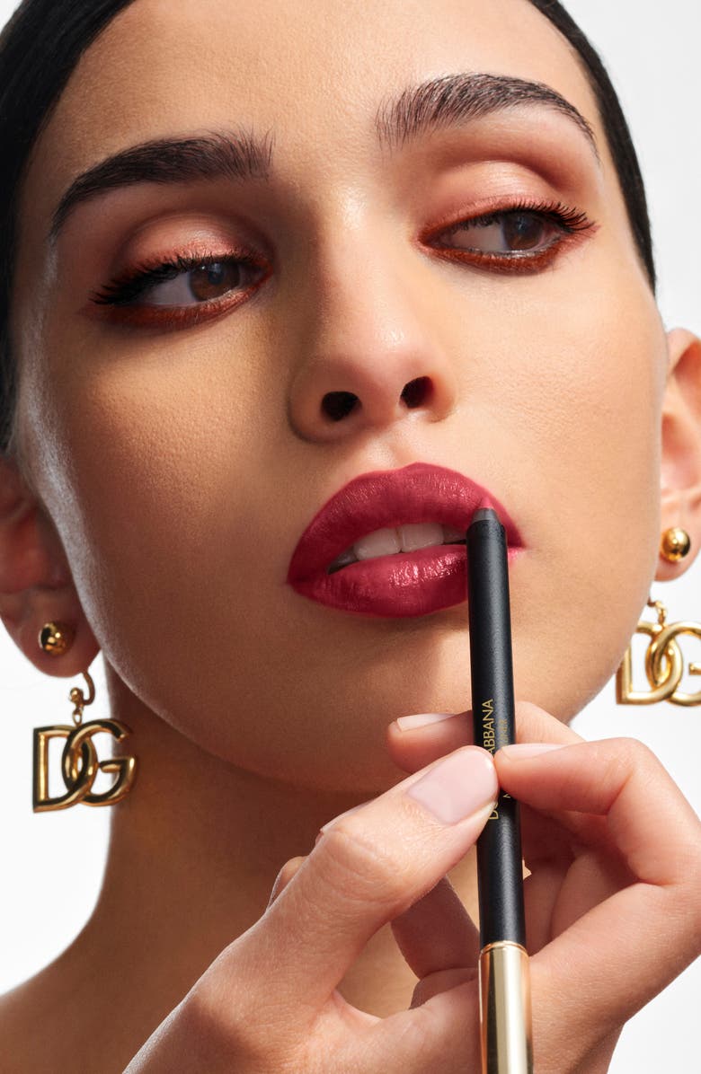 Dolce&Gabbana My Lip Overliner Lip Pencil, Alternate, color, 02 Brownie Nude