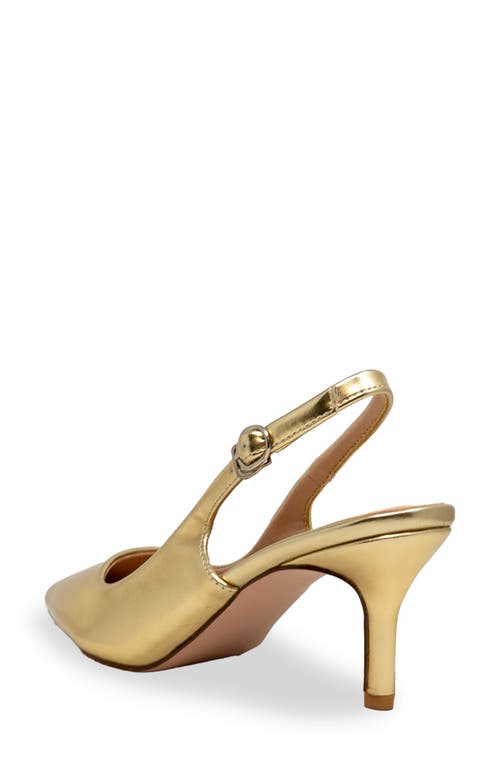 CHASE & CHLOE CHASE AND CHLOE DOSIE SLINGBACK KITTEN HEEL PUMP 