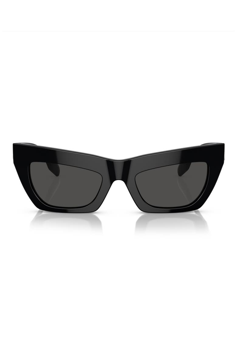51mm Cat Eye Sunglasses, Main, color, DARK GREY