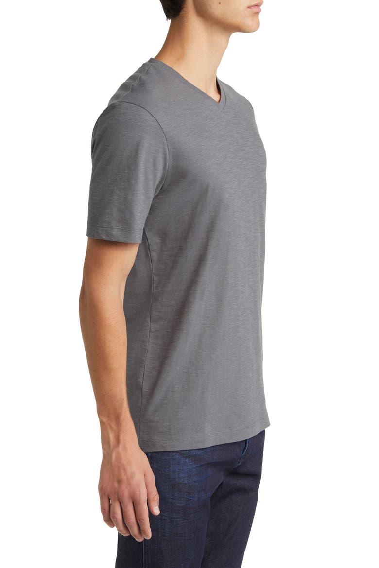 Tilson Solid V-Neck T-Shirt, Alternate, color, NVY