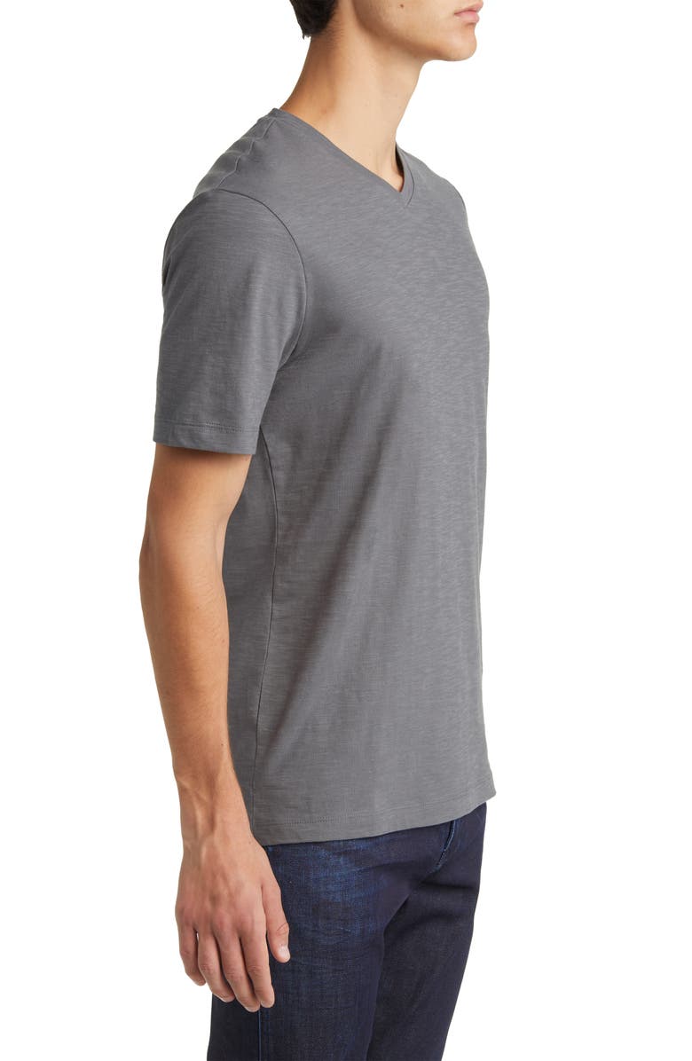 BOSS Tilson Solid V-Neck T-Shirt, Alternate, color, Nvy