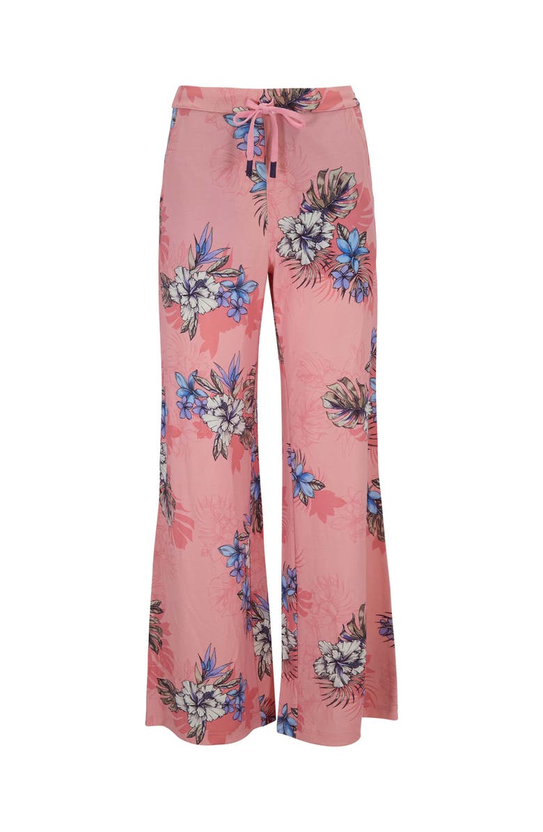 Lords of Harlech Exotic Floral Womens Wide-Leg Pant, Main, color, Exotic Floral Coral