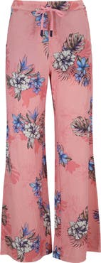 Lords of Harlech Exotic Floral Womens Wide-Leg Pant