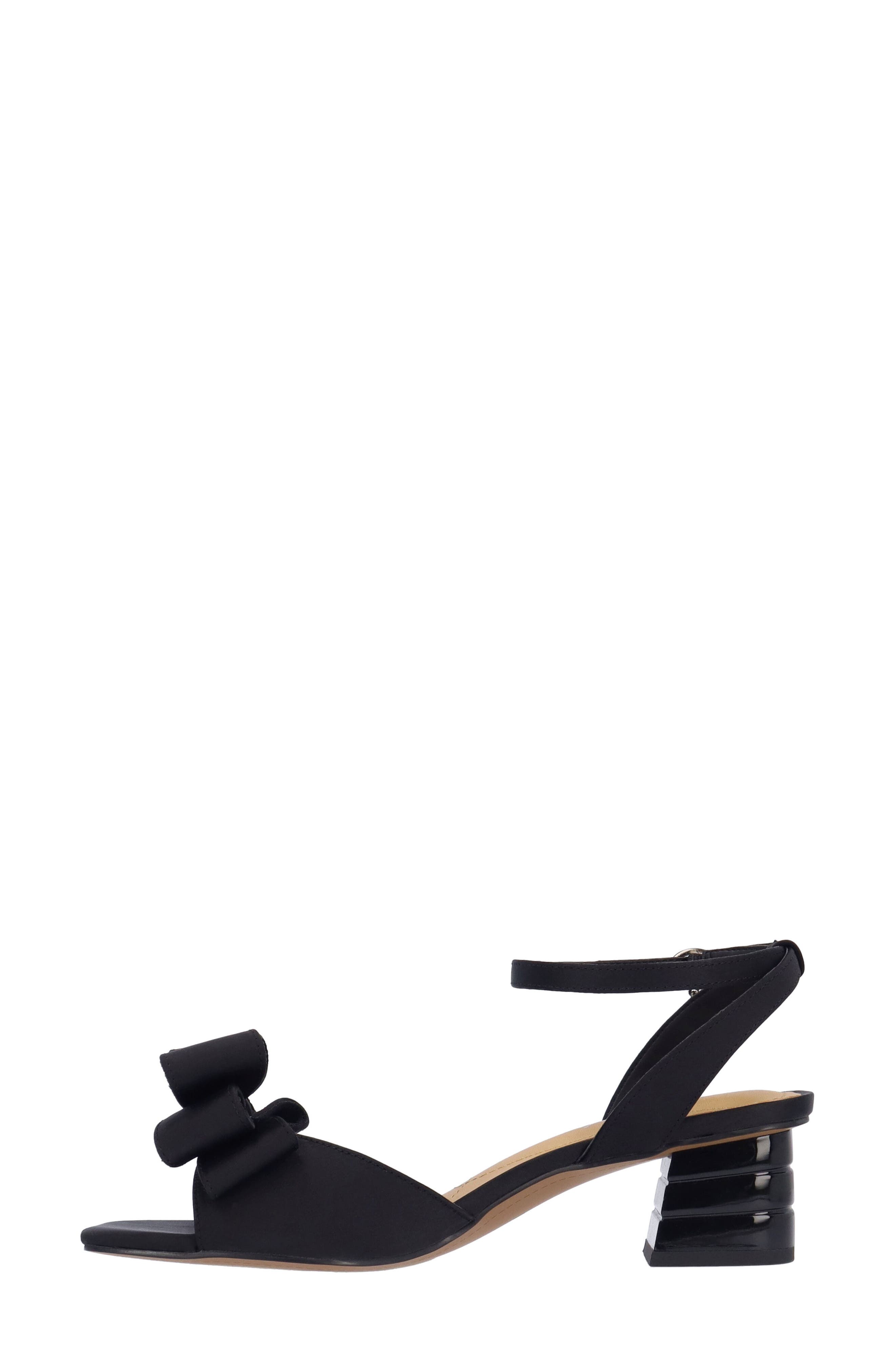 J. Reneé Novela Ankle Strap Sandal, Alternate, color, Black