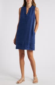Tommy Bahama Two Palms Double Ruffle Linen Dress
