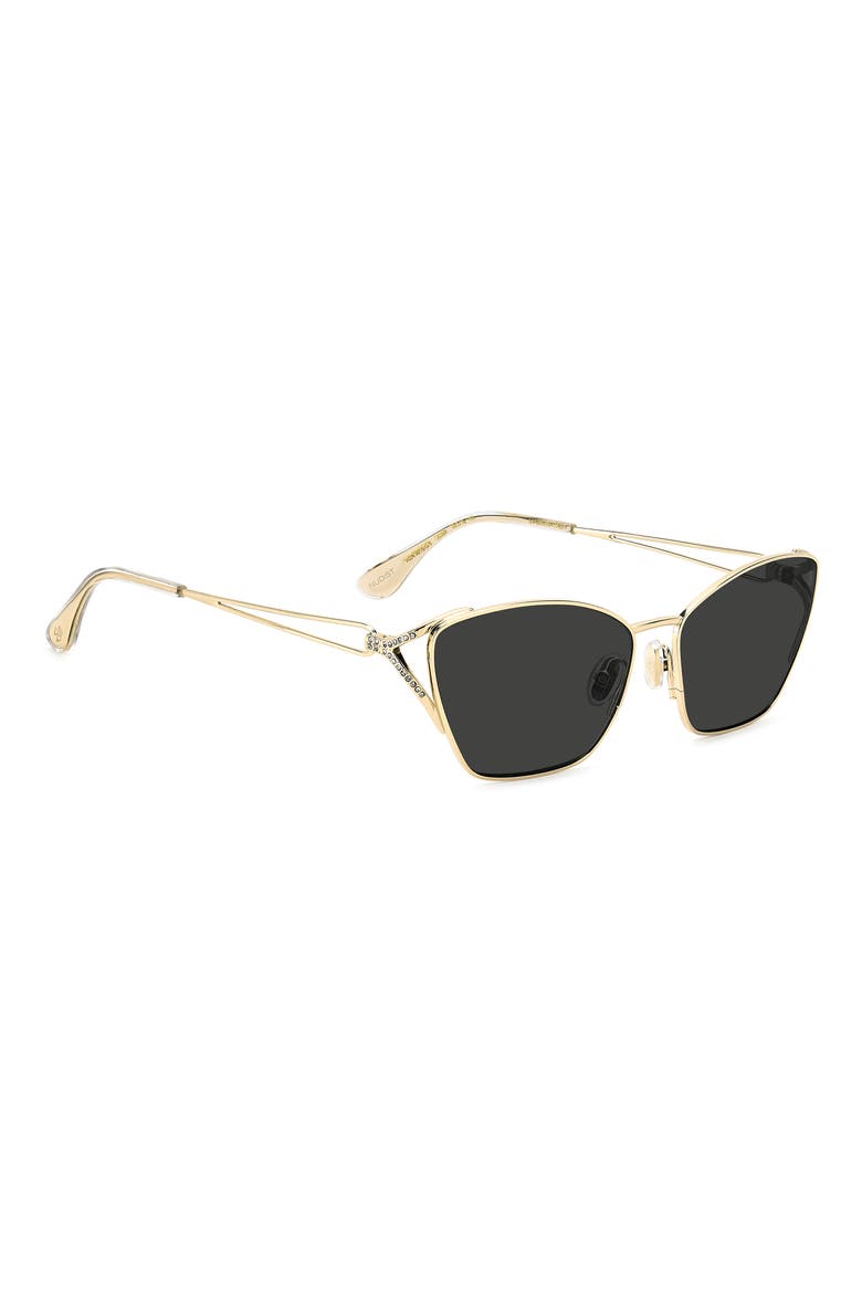 59mm Cat Eye Sunglasses, Alternate, color, GOLD/ GREY