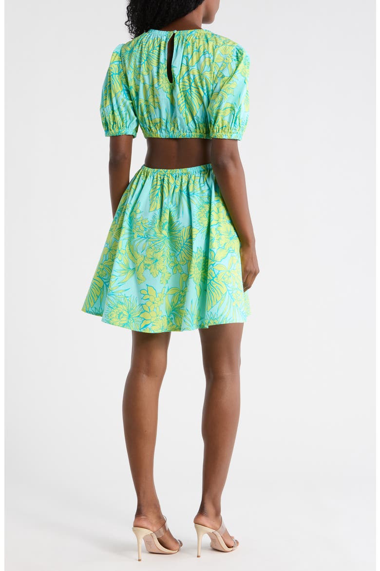 Manoa Valley Rosalee Dress, Alternate, color, AQUALINE