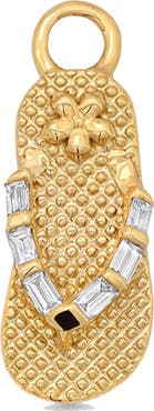 Sara Weinstock Papua Diamond Flip Flop Charm