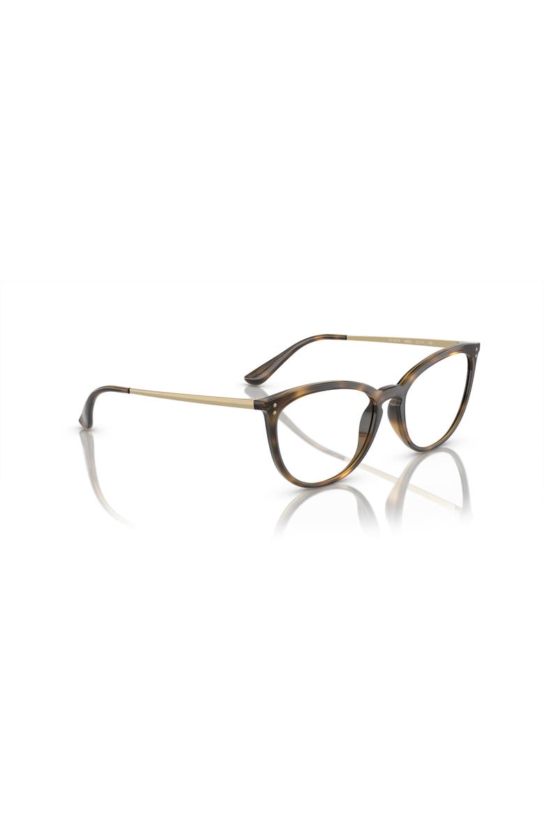 Vogue Eyewear 53mm Cat Eye optical glasses, Alternate, color, Brown